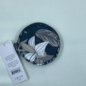 Lug Coin Pouch in Lily Black